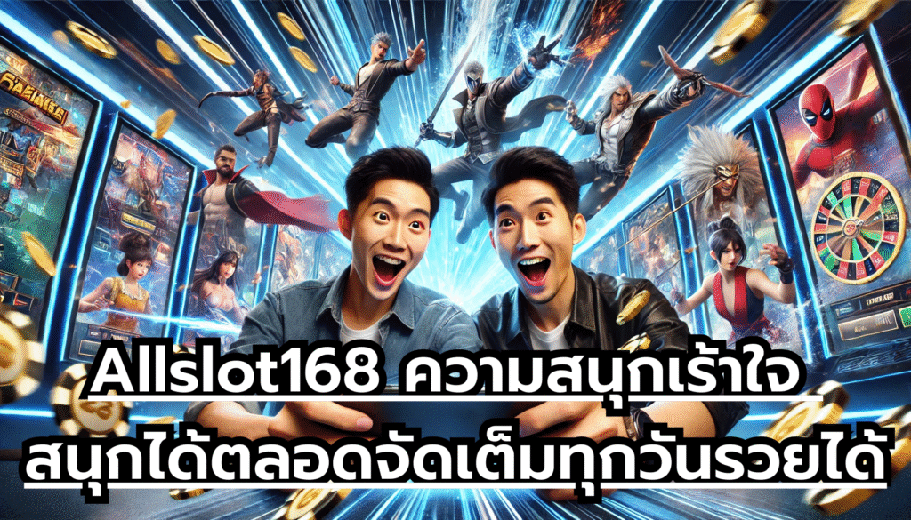Allslot168 ความสนุกเร้าใจ สนุกได้ตลอดจัดเต็มทุกวัน รวยได้ทุกวัน