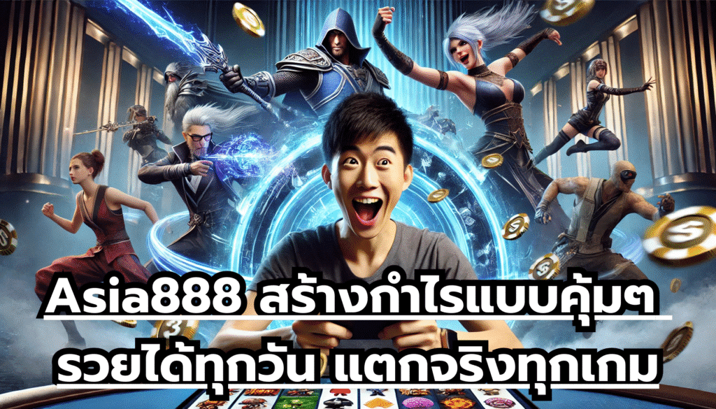 Asia888 สร้างกำไรแบบคุ้มๆ รวยได้ทุกวัน แตกจริงทุกเกม