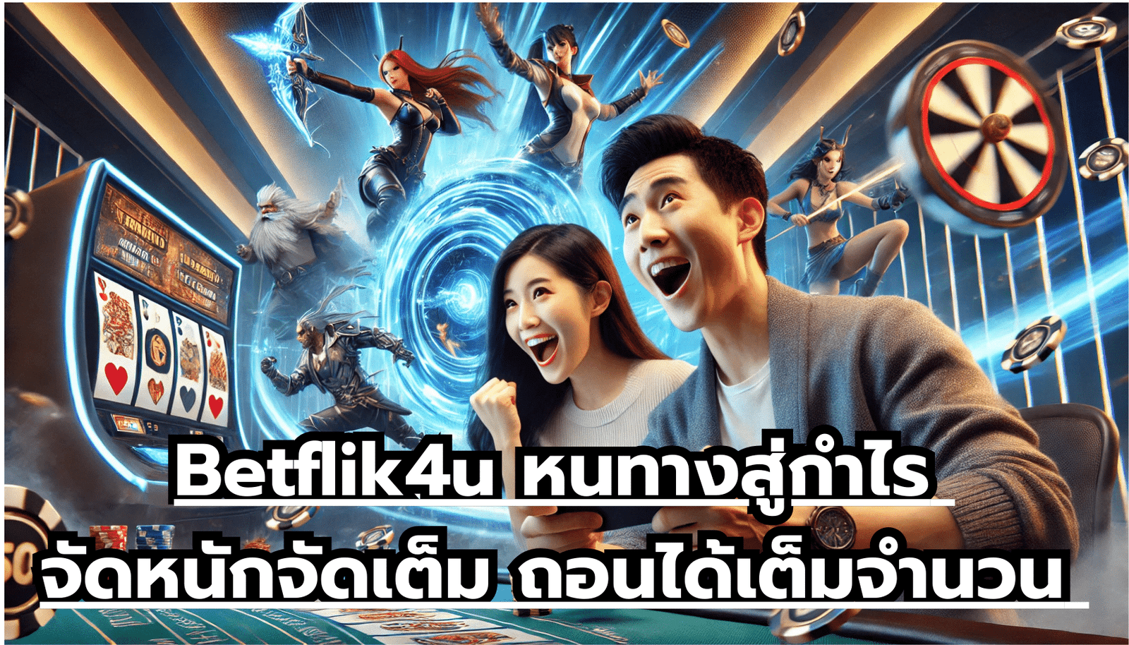 Betflik4u หนทางสู่กำไร จัดหนักจัดเต็ม ถอนได้เต็มจำนวน สูงสุดทุกวัน ไม่มีเบื่อ