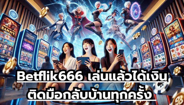 Betflik666 เล่นแล้วได้เงิน ติดมือกลับบ้านทุกครั้ง ระบบเกมทันสมัย เล่นง่าย จ่ายเต็ม
